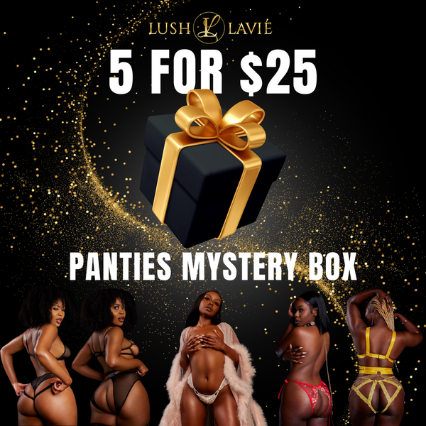 PANTIES MYSTERY BOX - 5 FOR $25